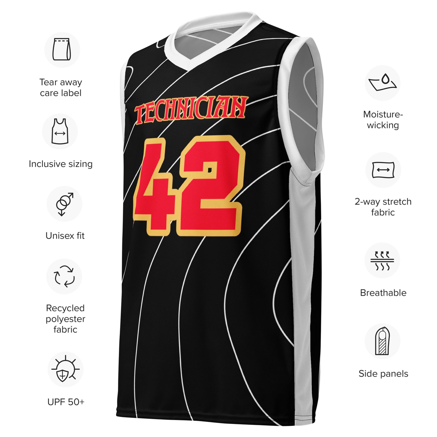 TECHNICIAN - BLACK AND WHITE JERSEY #42