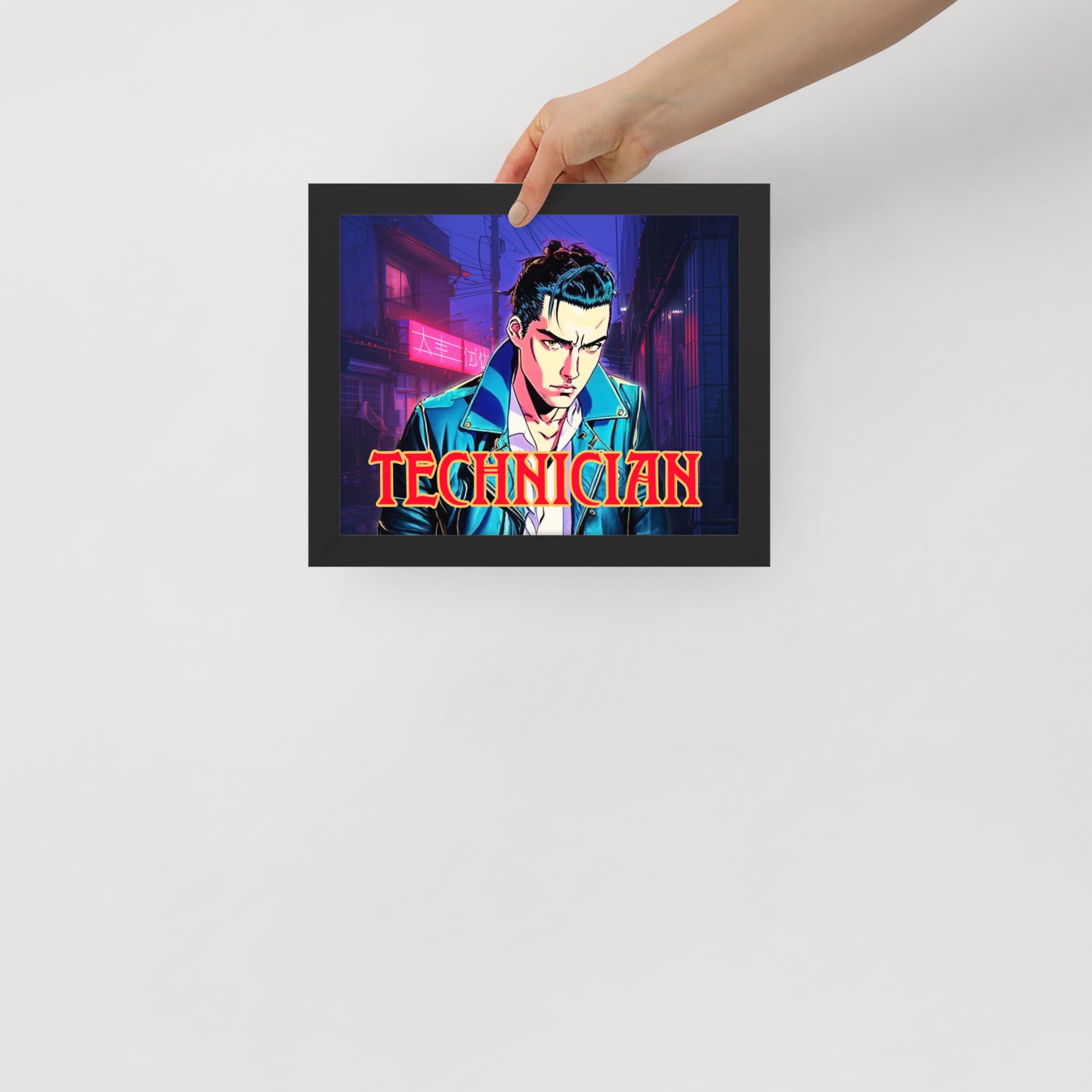 TECHNICIAN - LOFI FRAMED POSTER