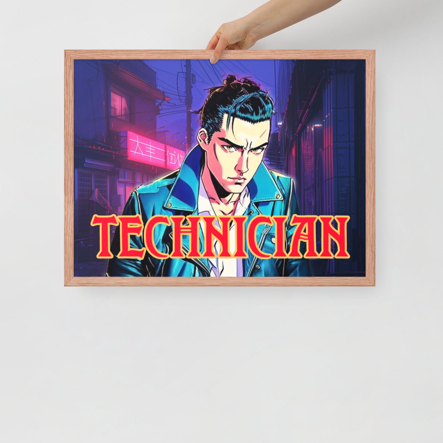 TECHNICIAN - LOFI FRAMED POSTER