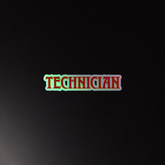 TECHNICIAN - HOLOGRAPHIC STICKERS