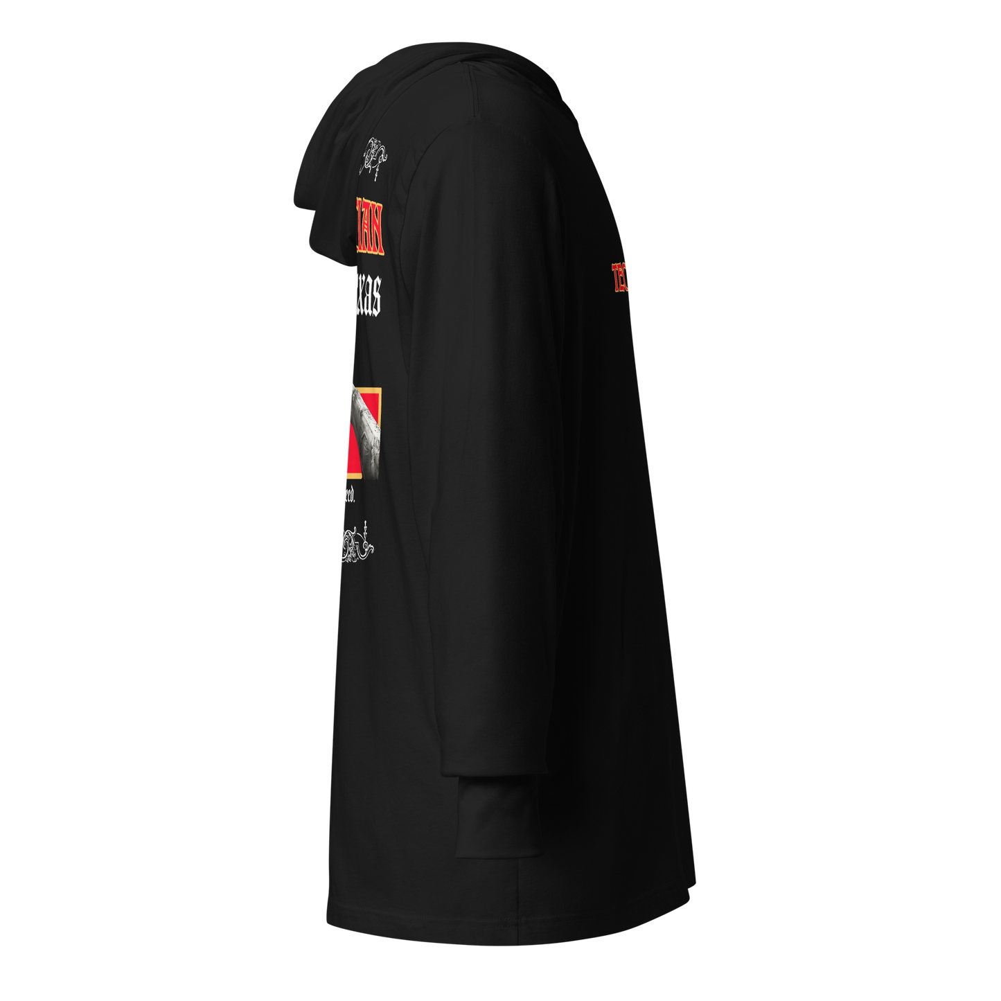 TECHNICIAN - "I'M NOT A GOD, HOMIE. I BLEED" HOODED LONGSLEEVE